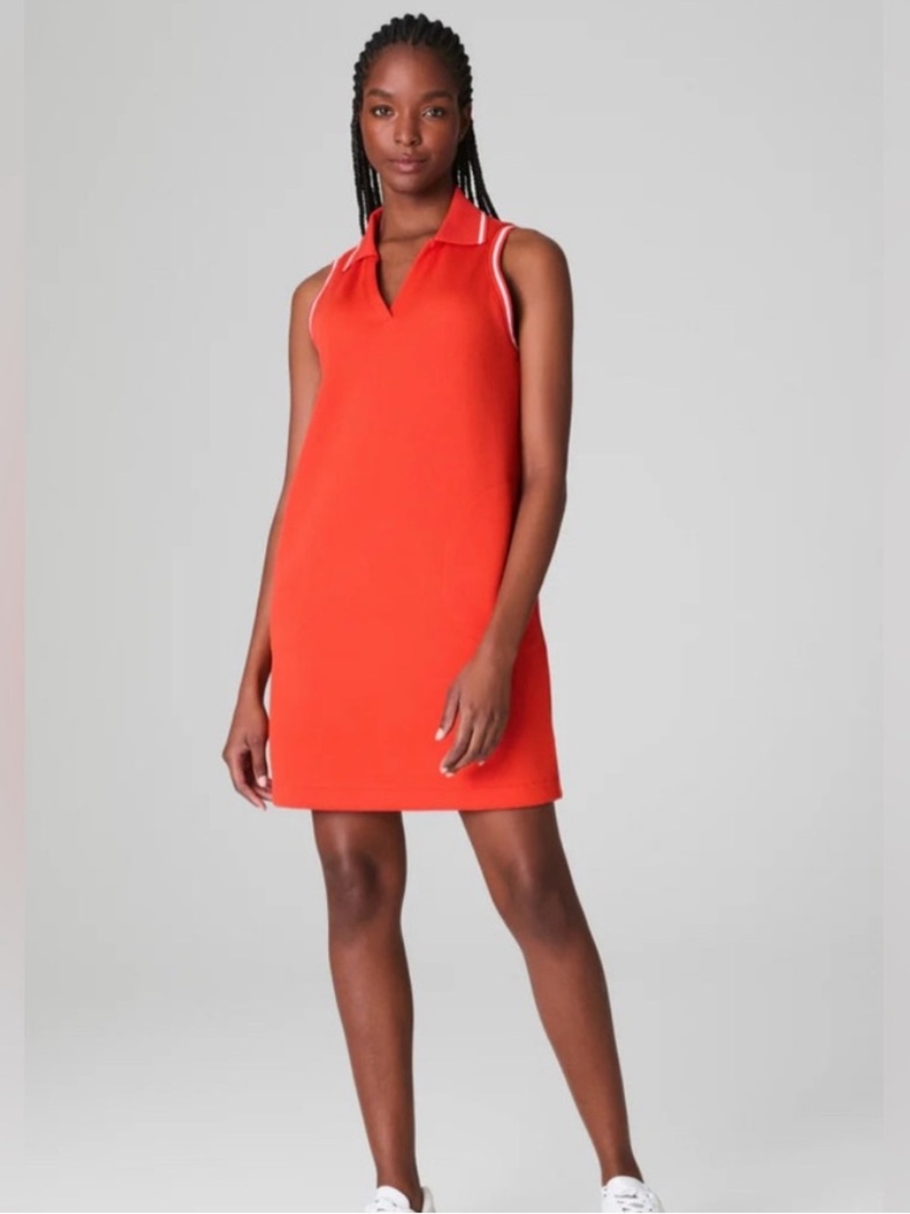 SPANX-Sleeveless Orange Dress